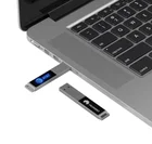 Usb Drive Newest LED USB Flash Drive 32GB 64GB 128GB Usb Flash Pen Drive Mini Metal Usb Disk 4GB 8GB 16GB