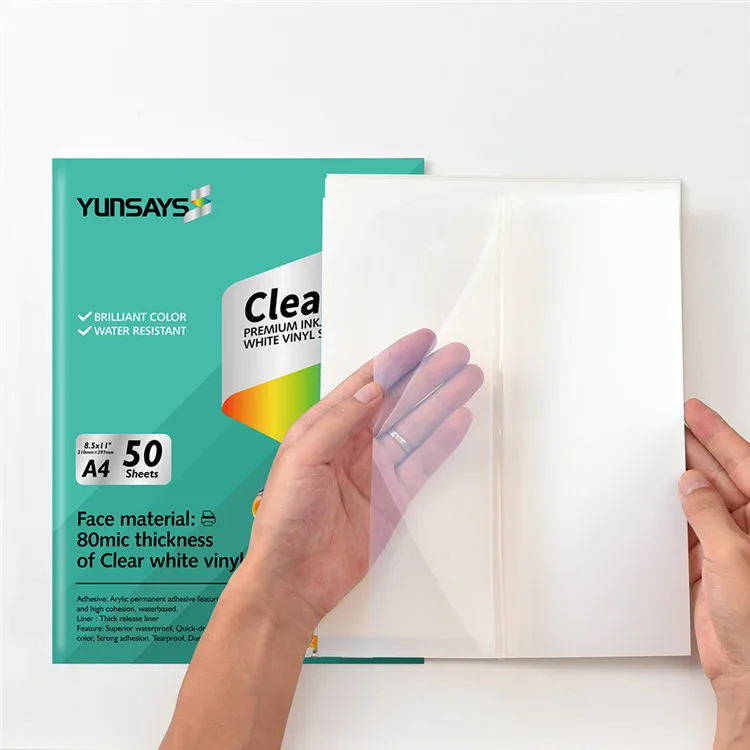 Waterproof Vinyl Inkjet Printer Label 