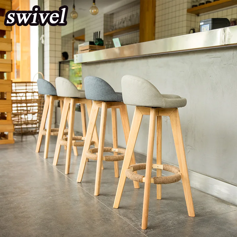 scandinavian swivel bar stools