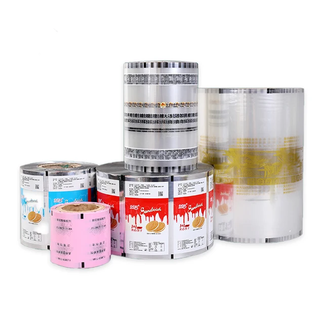 Packaging roll film composite plastic coconut shell printing aluminum plated food roll film