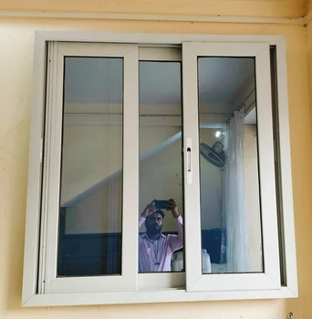 Alufront Aluminium 3Tracks Balcony Sliding Impact Windows 60Inc Grill Hurricane Proof Transmission Double Glazed