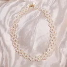 White Pearl Necklace White Promotional Top Quality White Freshwater Potato Bead Pearl Necklace