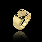 Ring Rings Hot Sale Wholesale Star Cz Moissanite Luxury Iced Mens Hip Hop Ring