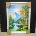 340g Eco-solvent Printing Glossy Surface Art Roll Painting Canvas Cotton Canvas With Yellow Back