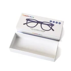 Customized Cover Case Hot Sale Can Be Customized Logo Square Heaven Earth Cover Kraft Paper Glasses Case