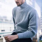 100% Sweater Sweater Sweater Best High Neck Custom 100% Acrylic Pullover Design Knitted Sweater For Men