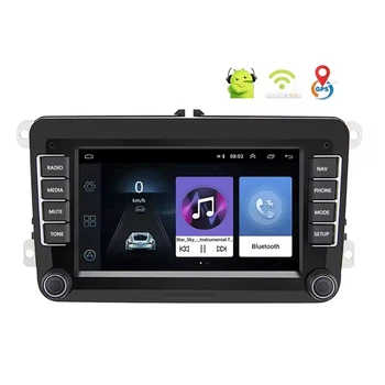 Hot Sale IPS Touch Screen Autoradio 2 Din Car Radio Stereo Gps Wifi Bt Fm For Vw passat polo golf 5 6 touran  Skoda Universal
