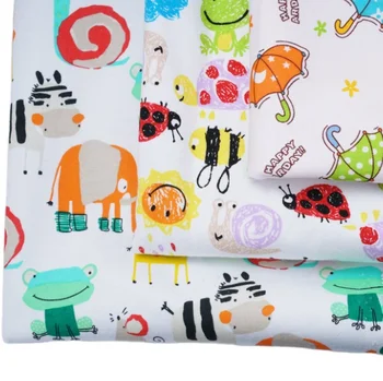 Custom printed PUL fabric baby diaper raw material fabric cloth diapers low MOQ custom print