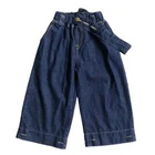Toddler Pants Toddler Girl's Jeans Elastic Waist Casual Loose Suspender Denim Pants