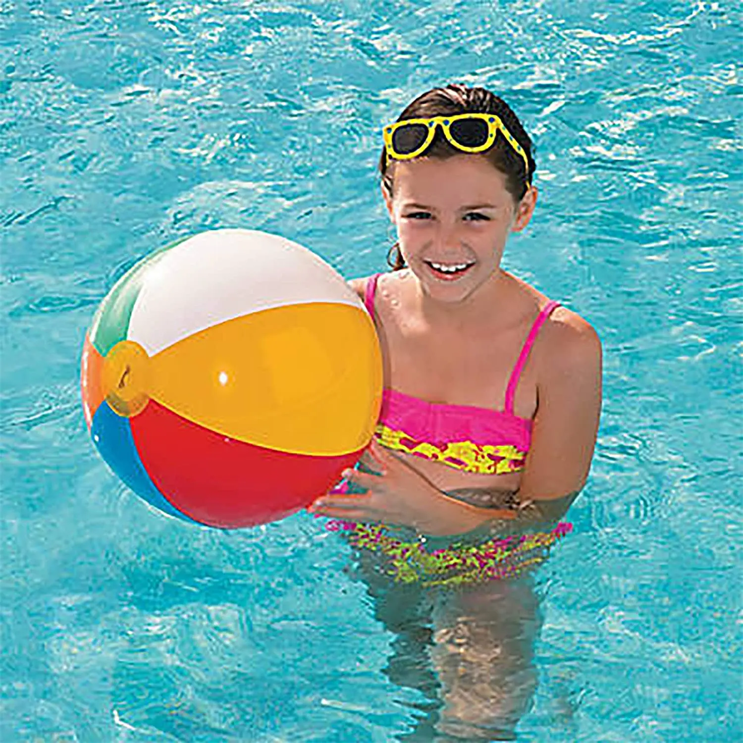 12 Pack Blow Up Beach Balls Inflatable Balls Holiday Party Swimming Outdoor Fun 