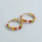 Earrings 2020 New Arrival High Quality Beads Hoop Earrings