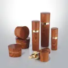 Cream Fancy 15ml 30ml 50ml 120ml Wooden Beauty Acrylic Cream Cosmetic Paaging Jar And Bottle
