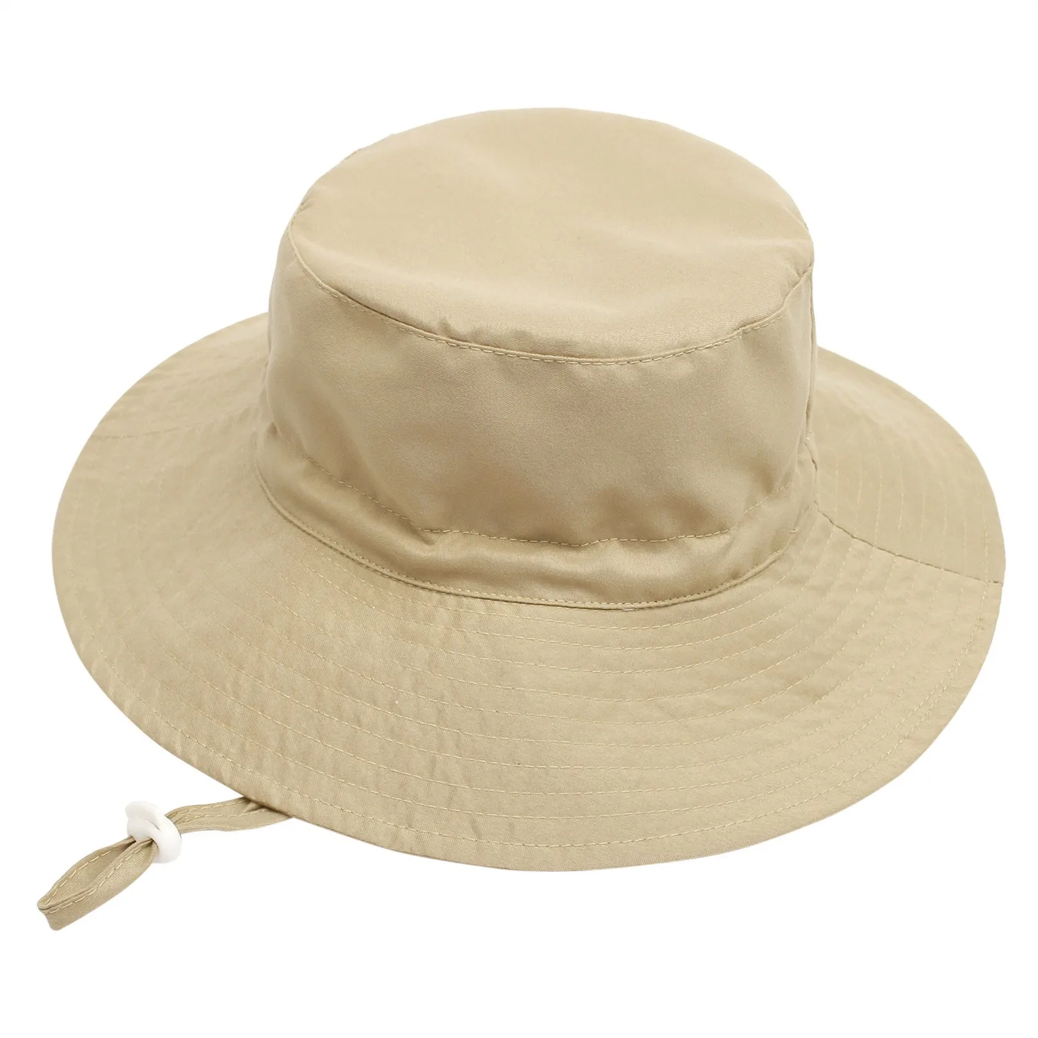 Wholesale plain printed children girl summer cotton custom baby logo sun hat cord blank school with strap kid bucket hat Wholesale plain printed children girl summer cotton custom baby logo sun hat cord blank school with strap kid bucket hat