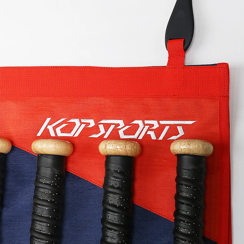 Wholesale Custom Hanging Baseball Bat Bag Dugout Bat Holder with Hanging Hooks Holds 12 Bats Baseball Accessories factory