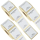 Adhesive Sticker Factory Supply Self Adhesive Clear Label Custom Logo Printing Gold Foil Sticker Labels Roll