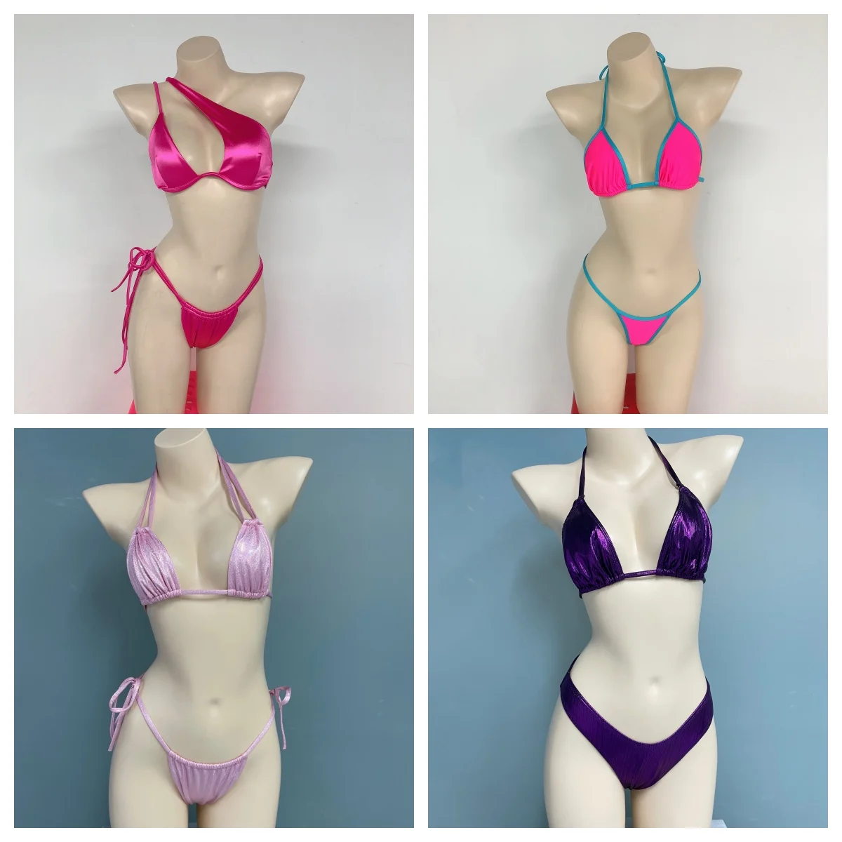 Custom Design Bikini Swimwear High Waist Bath Bikini Set Women Swimwear