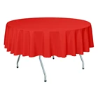 Table Cloth Table Cloth Disposable No.5 RED Biodegradable Disposable Non-Woven Table Cloth