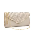 Bag Women Wedding Clear Rhinestone Overlay Flap Envelope Style Bag For Party Ladies Crossbody Evening Bag