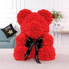 Rose Soap Flower Roses Flowers New Style Hot Sale Teddy Bear Rose Soap Flower Bear For Valentine Gift