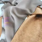 Silk Silk Sophisticated Technology Embroidery Satin Silk Shawls For Women