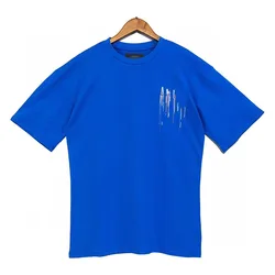 Black Splatter Paint Glitz Splash Casual Hip Hop  Hang Tag Tshirts With Logo Custom Logo Printed White t Shirt t-Shirts For Me