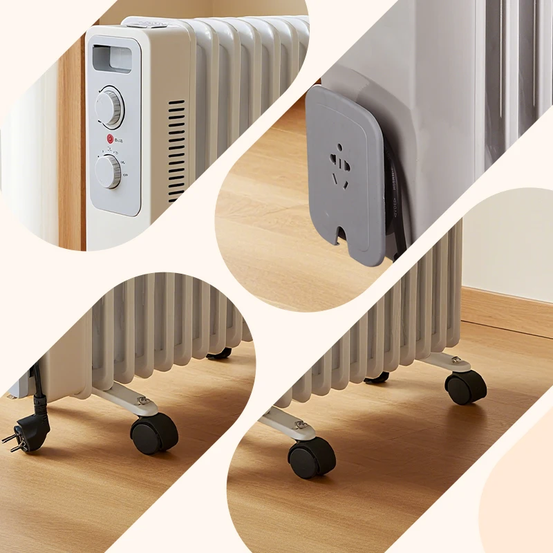 Adjustable Thermostat Oil Radiator, Portable, 230v 50, 1000W - detail 12