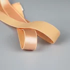 Bra Strap Designer Elastic Band 2.0cm Width Comfortable Soft Shiny Side Gold Yarn Nylon Spandex Elastic Band Bra Strap