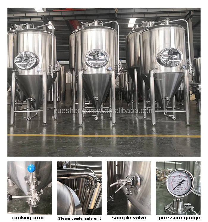 30BBL stainless steel fermenter for beer Fermentation Tank 50l