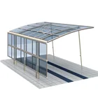 Shed Car Parking Shed Polycarbonate Roof Aluminum Frame Cantilever Carport/garage/car Parking Shed