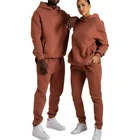 High Quality Custom Logo Unisex Sweatsuit 2 Piece Set Women's Hoodies Tracksuit Sweatshirt Women Casual Tracksuits