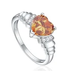 Cubic Zirconia Custom Design Cubic Zirconia Rhodium Plated Ring For Wedding