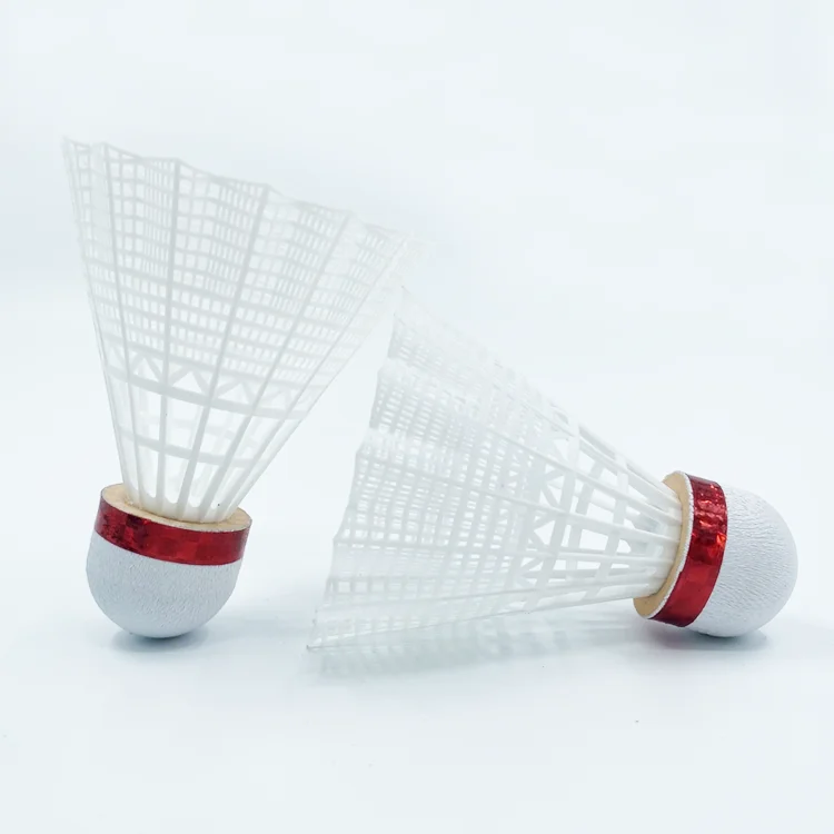 6 Badminton shuttlecocks nylon colourfull two sets of 3pack for home use 