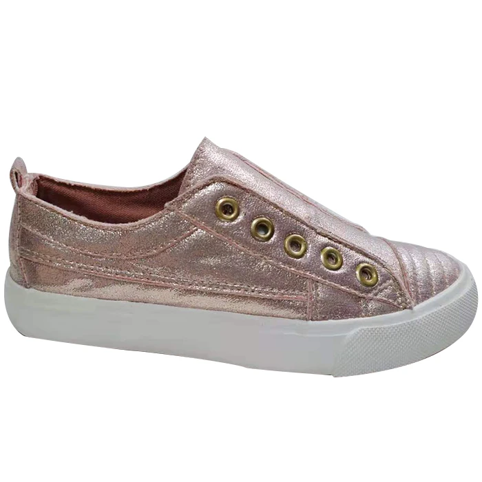 rose gold canvas shoes