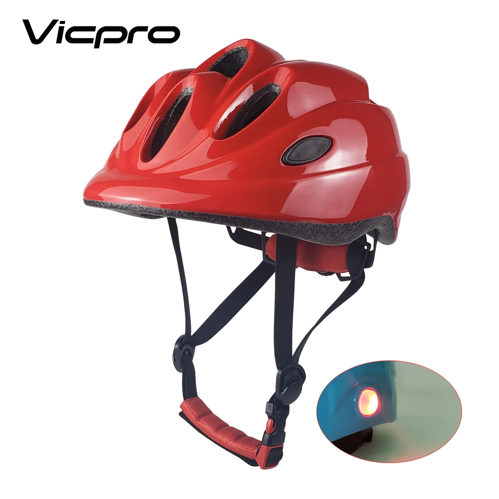 kids bike helmet red