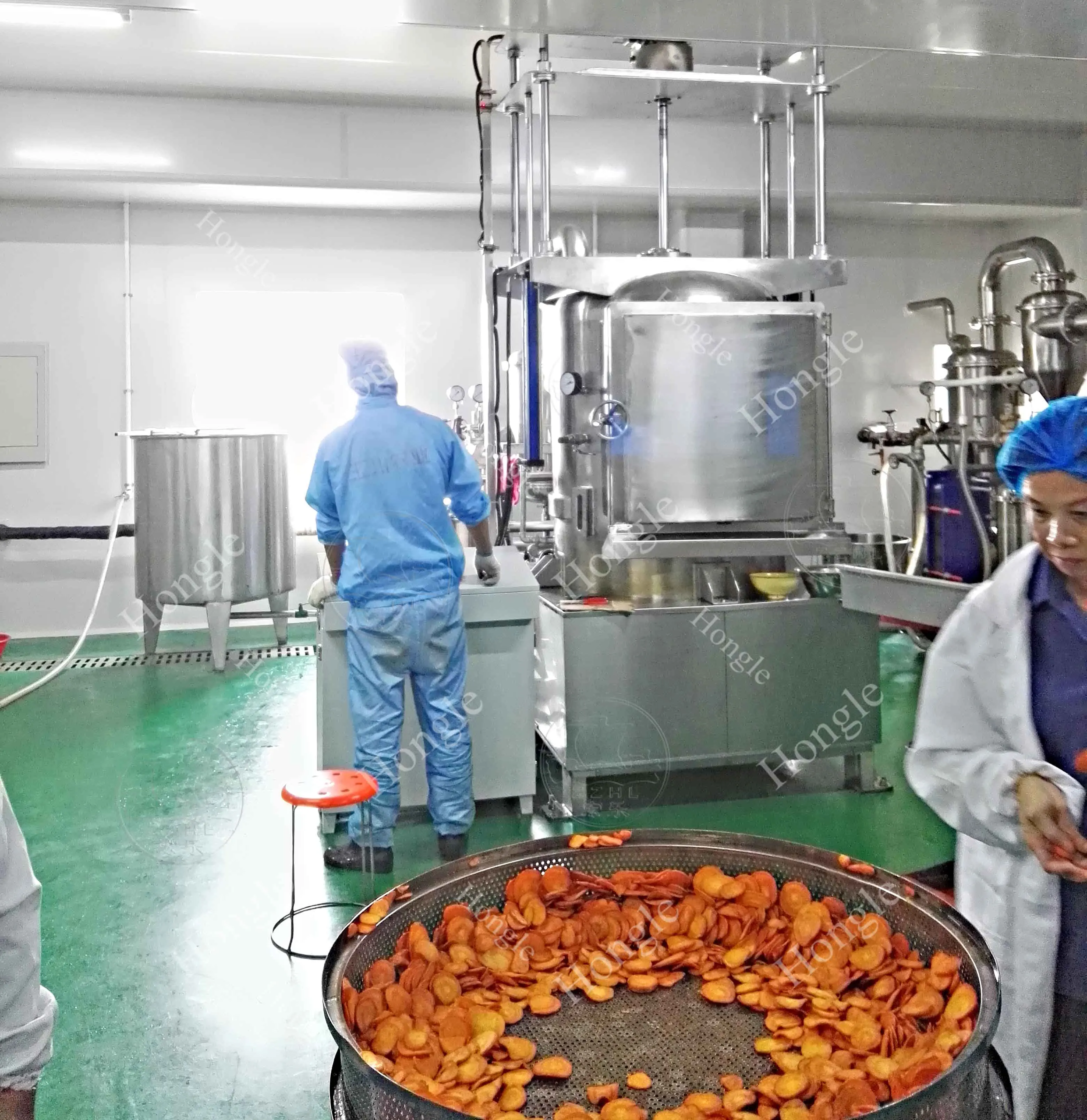 10 Kg Per Batch Small Fried Mushroom Fruit and Vegetable Apple Chips Vacuum Frying Machines Snacks Vacuum Fryer factory