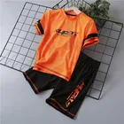 Boys Clothing Fashion Letter Printing Breathable Baseball Jersey Kids Track Suit Boys Clothing Set