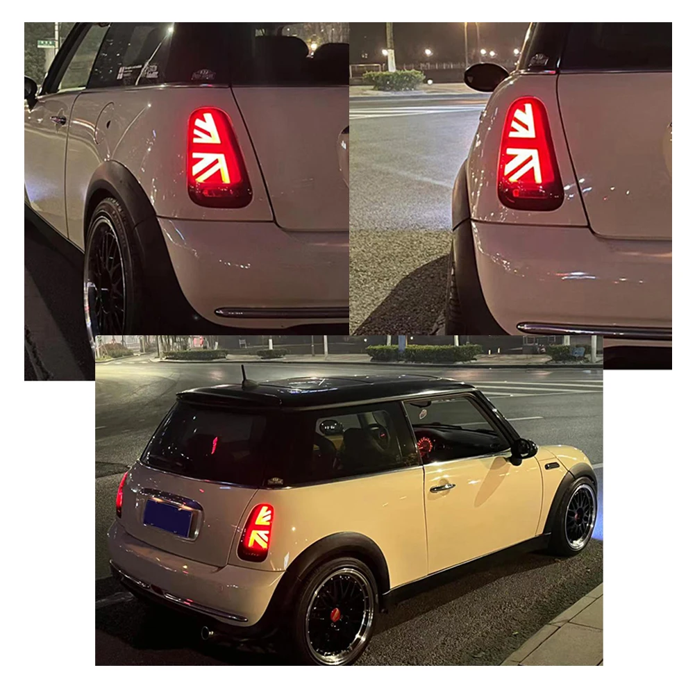 product led sequential taillights tail lights for bmw mini cooper r50 r52 r53 taillight 2000 2006 tail lamp plug and play457-10