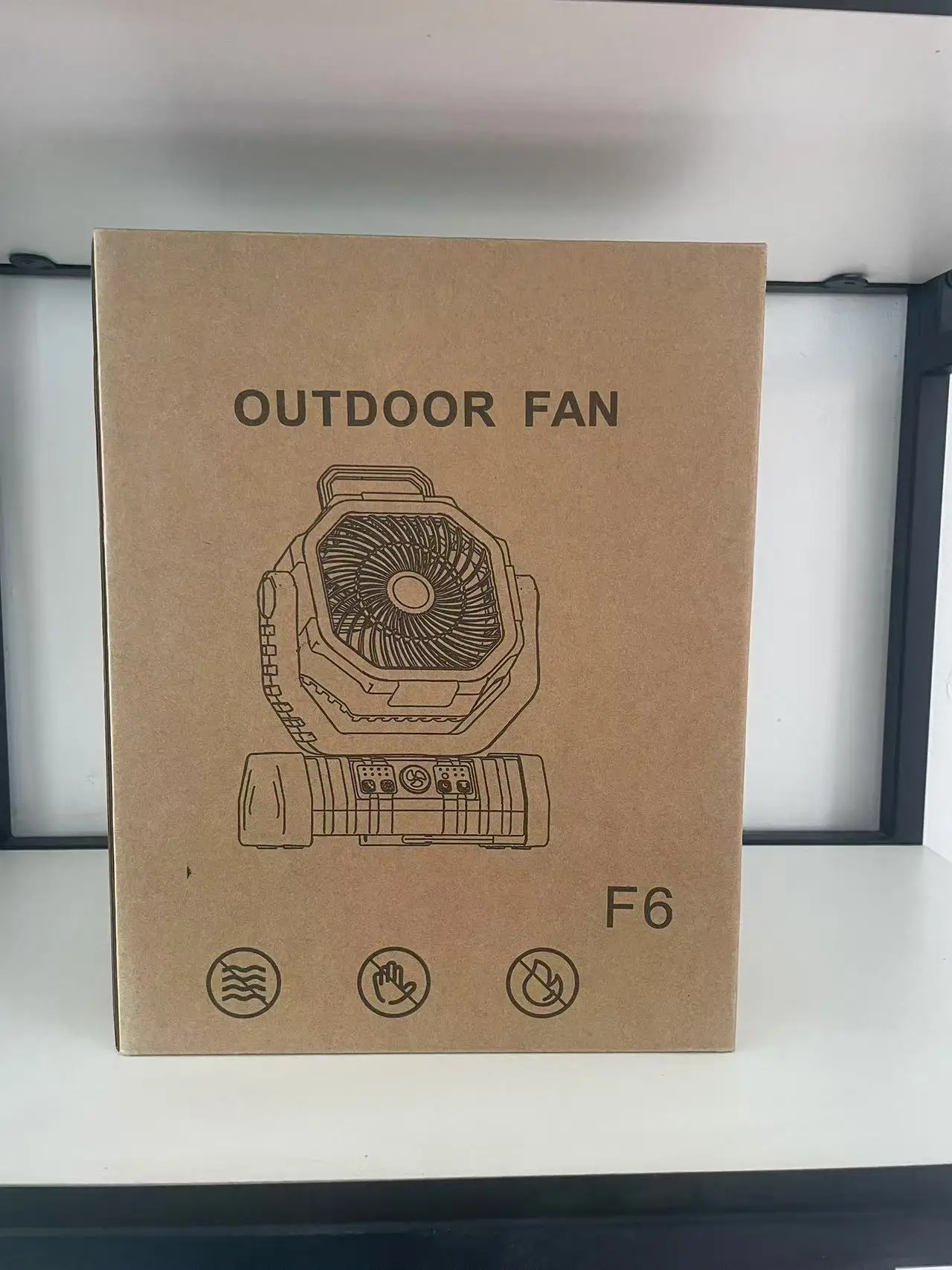 Table Fan, F6, Portable, USB, LED - detail 18