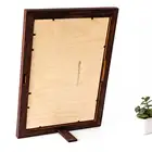 Custom Wooden Picture Frame Birch Hardwood Brown Walnut Color Handmade Quality Custom Sizes A4 A5 A3 8x10 5x7 20x30