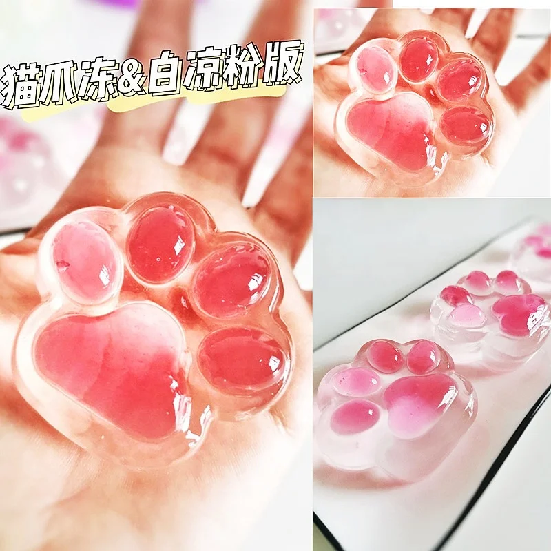 hot selling 2024 6 cavity new funny design Cat Claw Silicone Mold Mousse Cake Mold Jelly Handmade silicone Soap mold