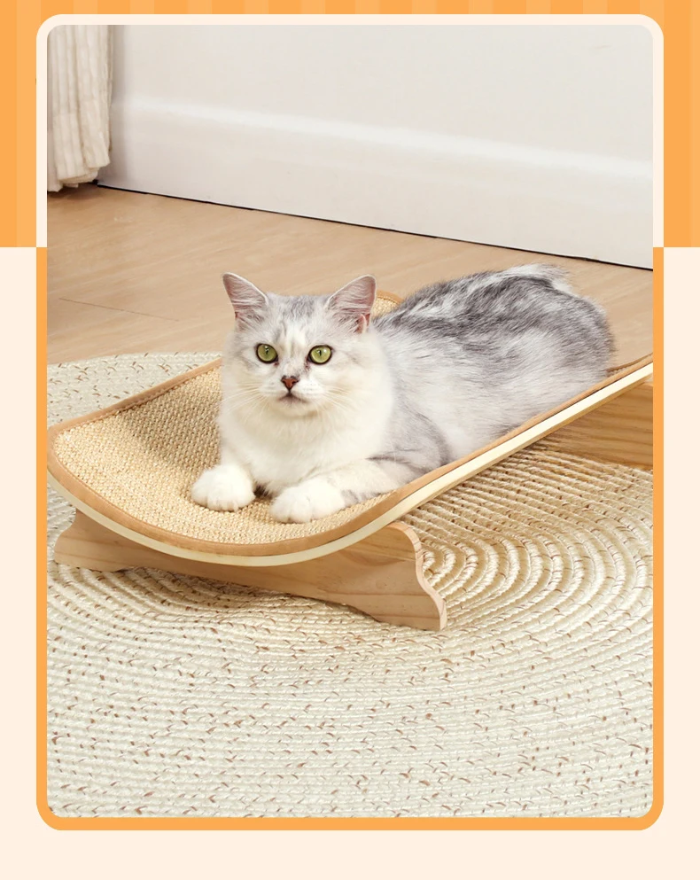 Cat Scratching Board Litter Claw Board No Crumbs Cat Toy Oversized Cat Bed Basin Recliner Chair Sisal Mat supplier
