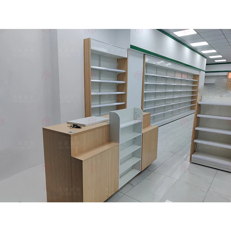 Meicheng Agent Invited Store Counter Checkout Metal Checkout Desk Convenience Store Small Checkout Counter