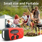 Led Radio With Solar Crank Radio 2000mah Emergency Led Solar Charger Flashlight Crank Radio With Torch