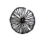 Laser cutting piece metal petal home wall decor