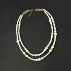 Charm Pearl Trendy Luxury Charm Beads Choker Imitation Pearl Chain Necklace For Women Wedding