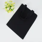 Black Bag School Black Tote Bag Canva High Quality 2021 Black Canvas Organic Cotton Tote Bag For School