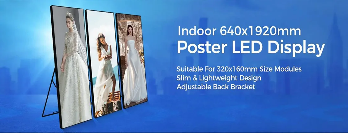 Digital Poster Led Screen Outdoor Indoor Led Display P1 8 P2 P2 5 P3 4g