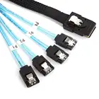 CableCreation Mini SAS 36Pin SFF-8087 Male To 4 SATA 7Pin Female Cable