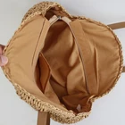 Straw Handbag Straw Handbag Beach Bag Handmade Bag Woman's Rattan Beach Bag Fashion Straw Handbag