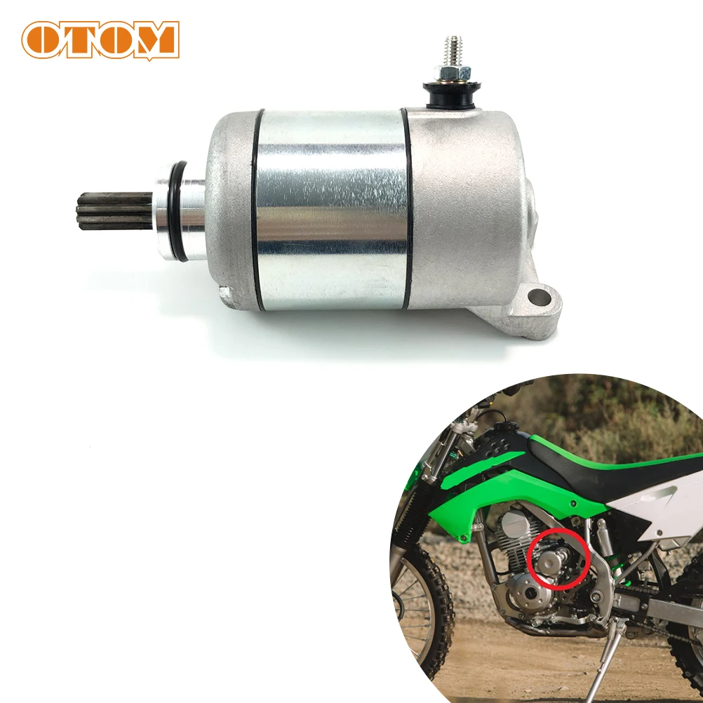 Otom Motorcycle Engine Parts Klx Electric Starter Motor For